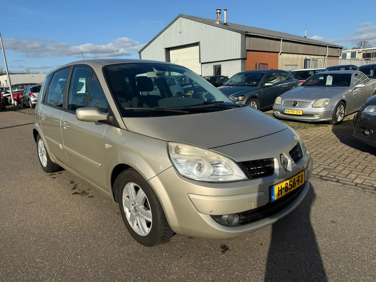 Renault Scenic 1.6-16V Expression Basis Airco Bj:2008 Grijs - 2