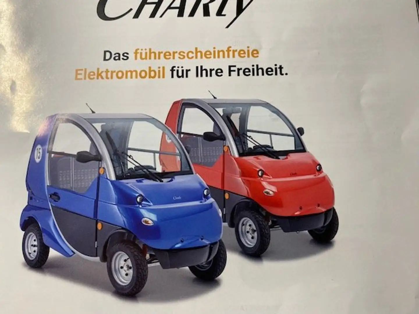 Sonstige Marken Elektromobil Charly führerscheinfrei!Krankenf. Blau - 2