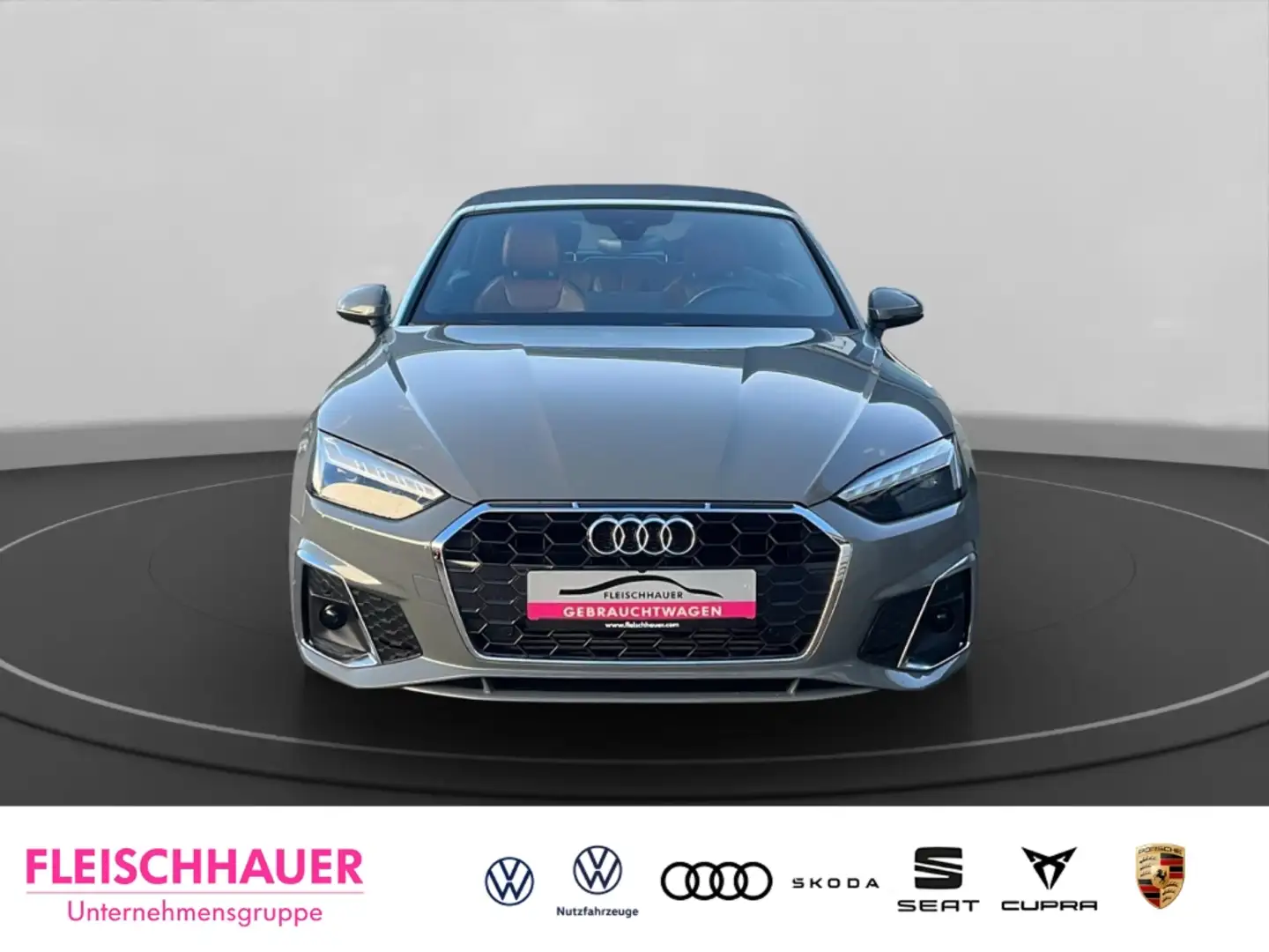 Audi A5 Cabriolet 40 S-line Kopfraumheiz Matrix Nappa Gris - 2
