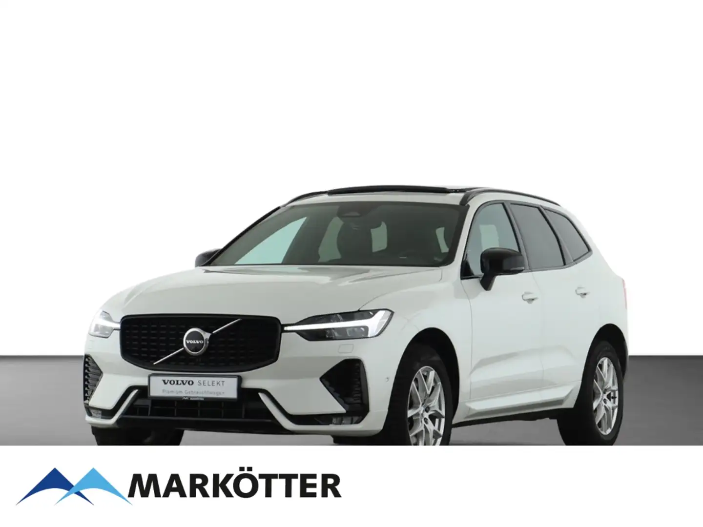 Volvo XC60 Plus Dark 2WD B4 Pilot/ACC/Pano/360Cam/AHK Weiß - 1