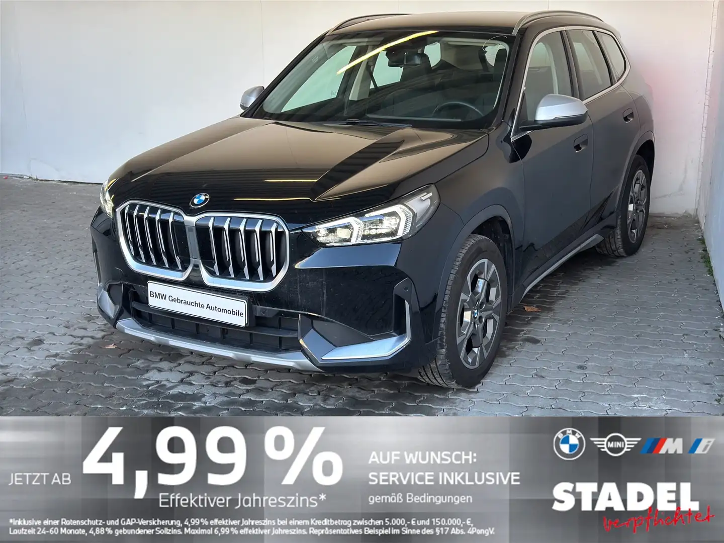 BMW X1 xDrive20d xLine Schwarz - 1