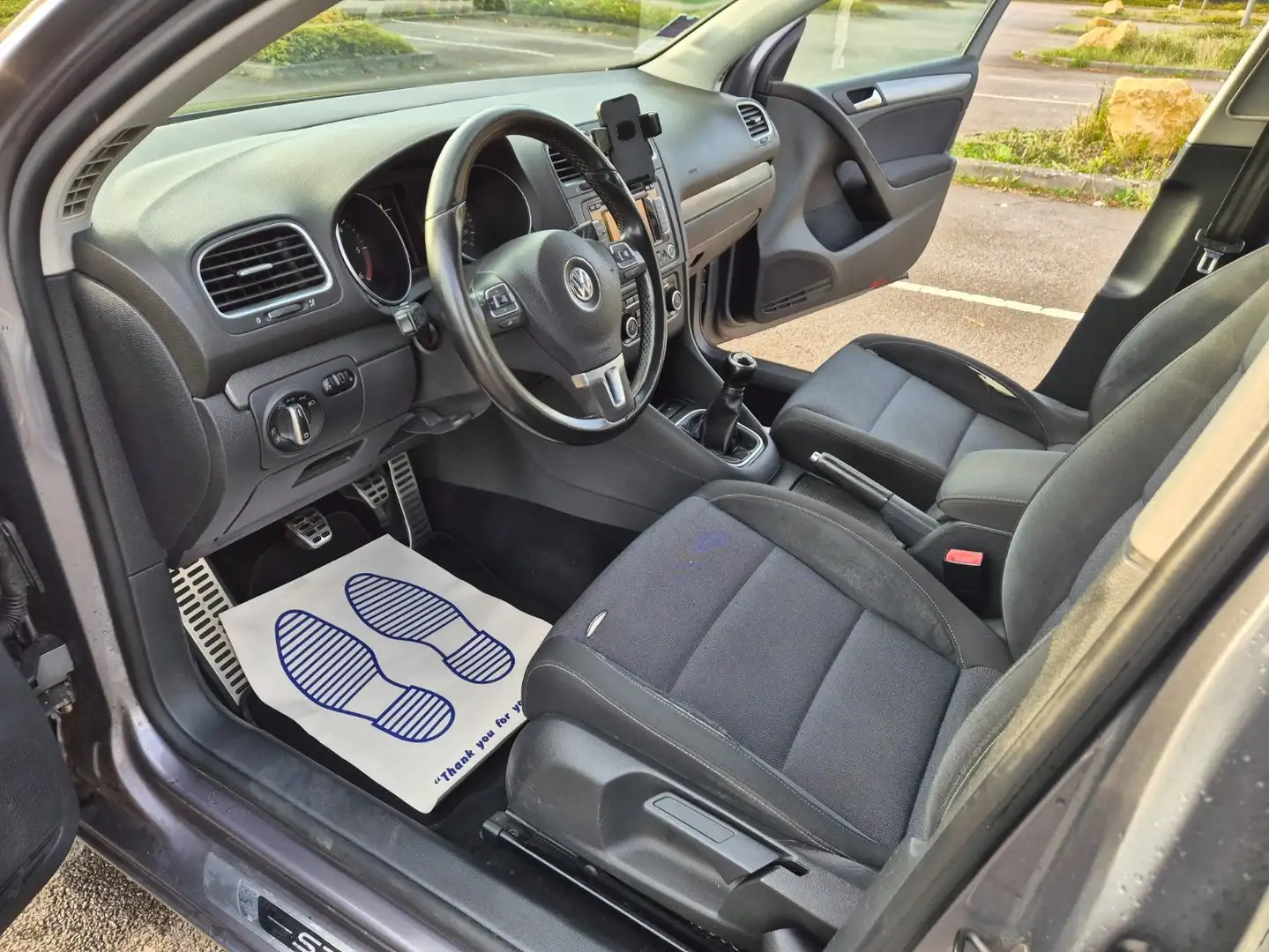 Volkswagen Golf Golf 6 2.0 TDI 140 Confortline Gris - 2