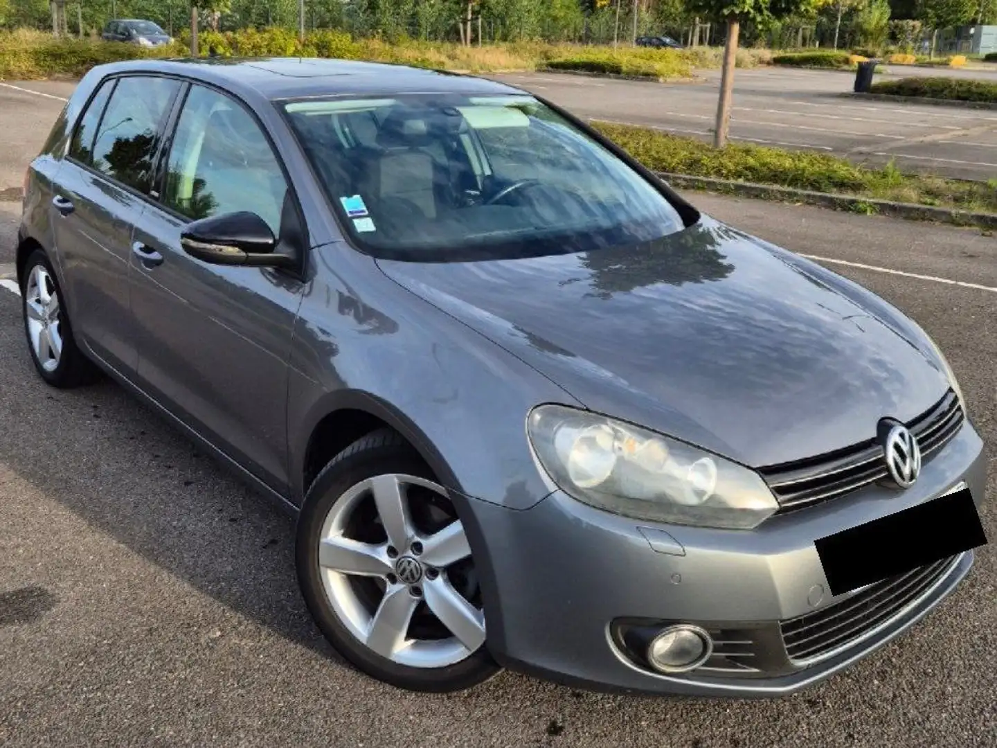 Volkswagen Golf Golf 6 2.0 TDI 140 Confortline Gris - 1