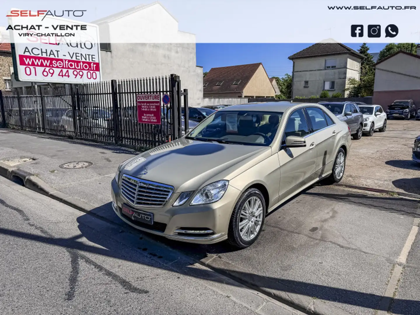 Mercedes-Benz E 220 220 CDI BE ELEGANCE EXEC  7GTRO+ Beige - 1