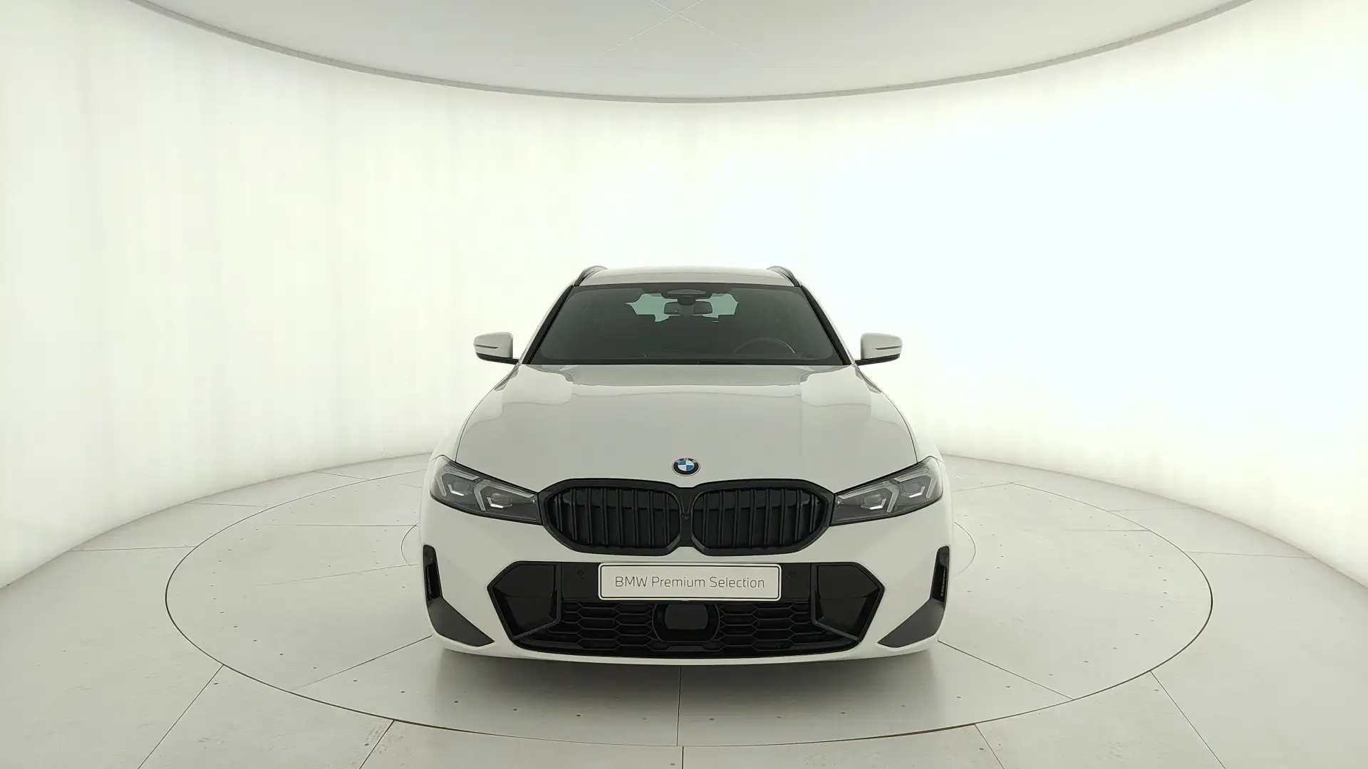 BMW 320 d Touring mhev 48V xdrive MSport Pro auto Weiß - 2