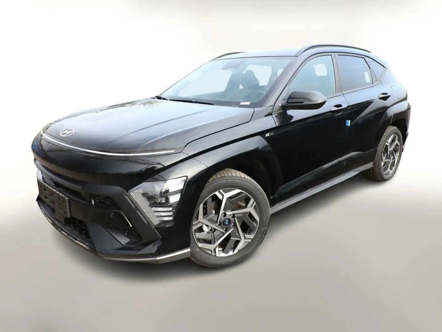 Hyundai KONA Prime HEV N-Line Navi 4xSHZ PrivG 18Z Keyl ACC ... Schwarz - 1