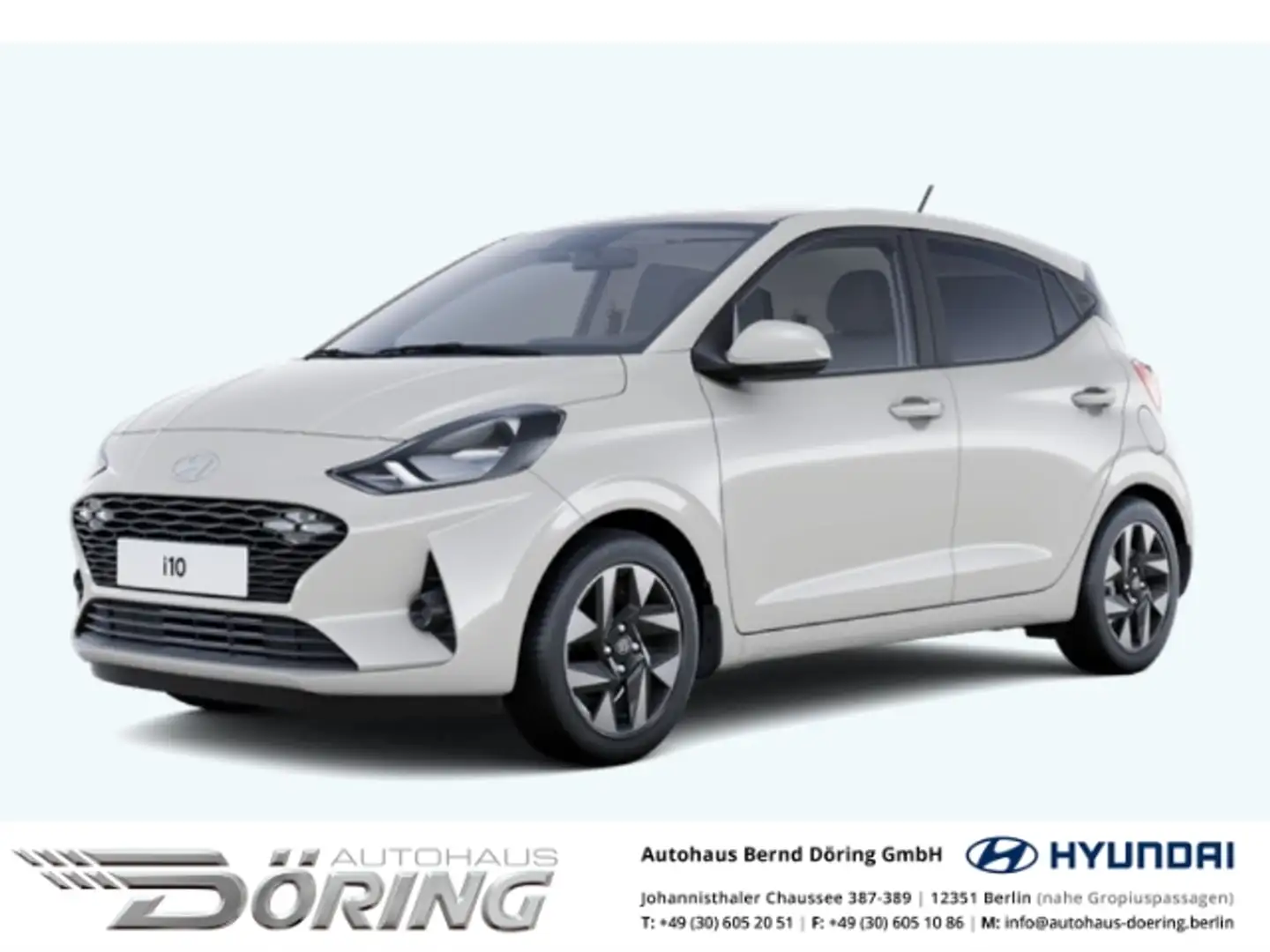 Hyundai i10 Trend 1.0 Automatik 63PS Navigation Klimaanlage Grau - 1