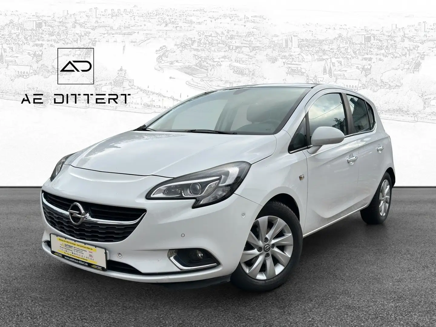 Opel Corsa E Innovation +TEMPO+PP+AUTOMATIK+ Blanc - 1