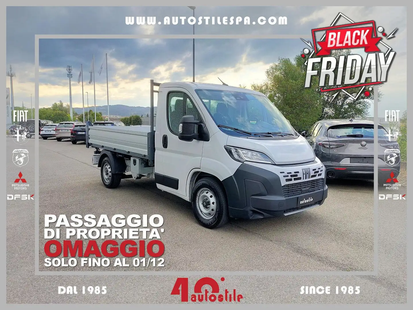 Fiat Ducato 35 2.2 Mjt 140CV PM Ribaltabile Cassonato Maxi Blanc - 1