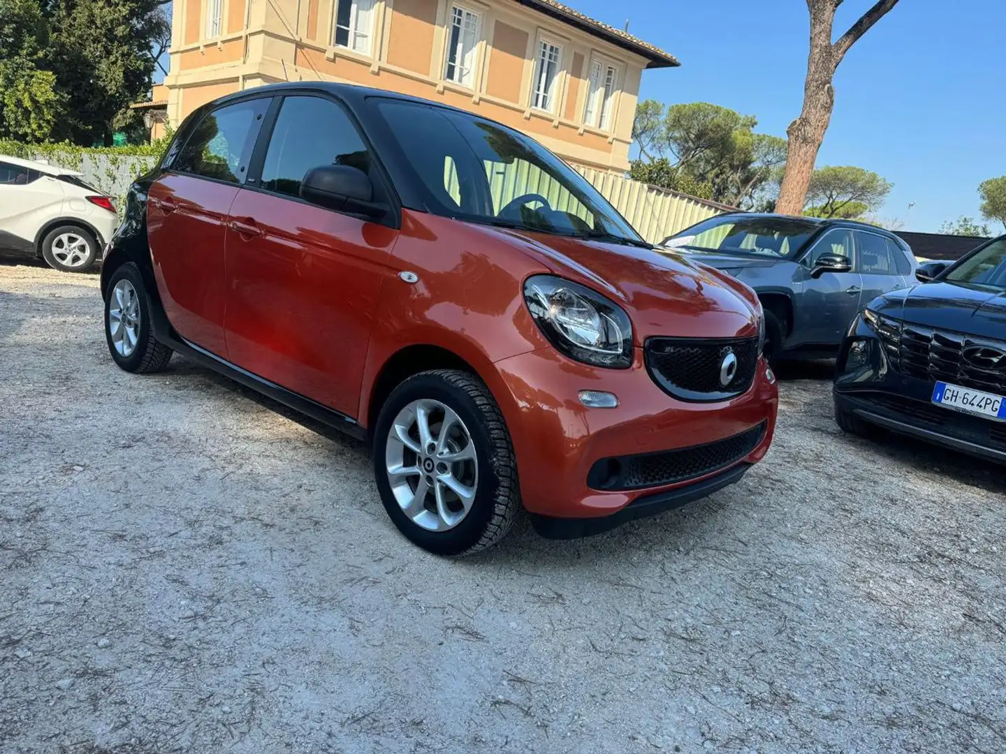 smart forFour 1.0cc 71cv NAVI TELECAM BLUETOOTH CRUISE CERCHI Arancione - 2