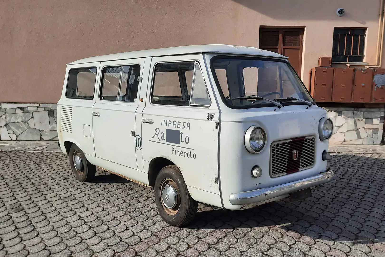 Fiat 850 850 T Blanc - 1