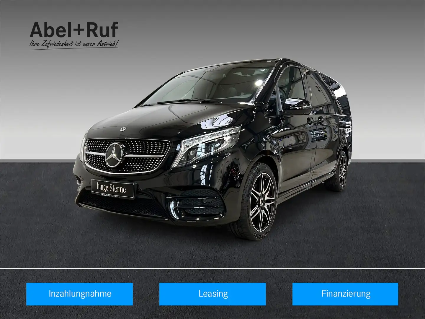 Mercedes-Benz V 300 d 4M Lang AVANTGARDE EDITION+AMG+DISTR+360 Schwarz - 1