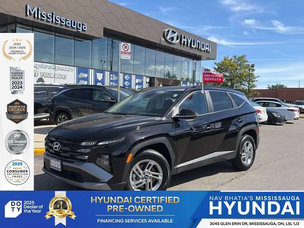 Black 2025 Hyundai Tucson SUV / Crossover All-Wheel Drive Automatic