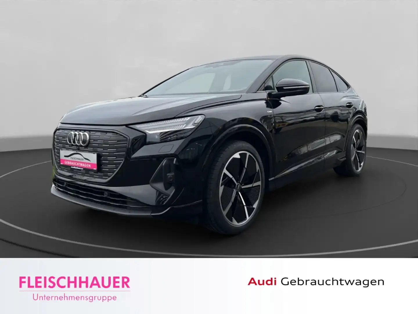 Audi Q4 e-tron sportback 40+AHK+PANORAMAD+SHZ+KLIMAAUT Schwarz - 1