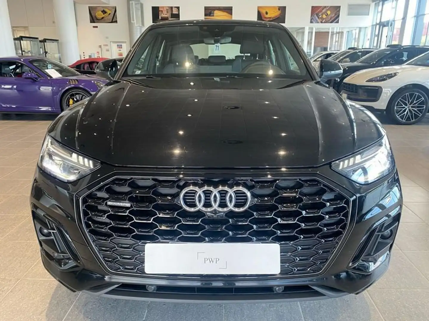 Audi Q5 40 TDI 204cv quattro S tronic S line MHEV - IVA Zwart - 2