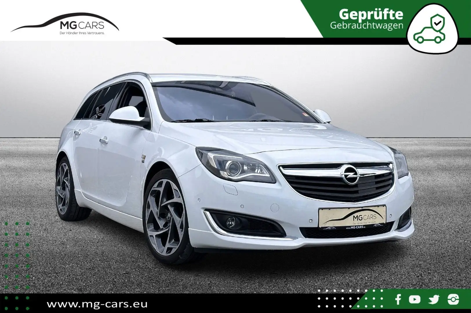 Opel Insignia A Sport~OPC-Line~Assistent~Kamera~Navi! Blanc - 1