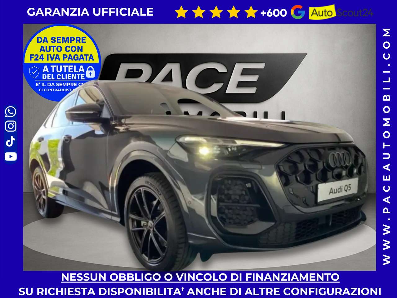 Audi Q5 TFSI 20"Q4 SPB BLACK SPORTBACK S-LINE SLINE S LINE