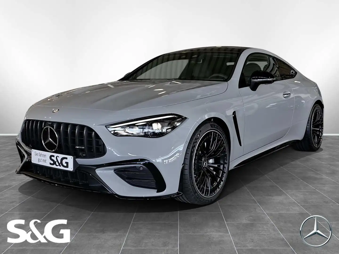 Mercedes-Benz CLE 53 AMG 4M+ Coupé AMG Multikontur+AHK+Standhz Grigio - 1