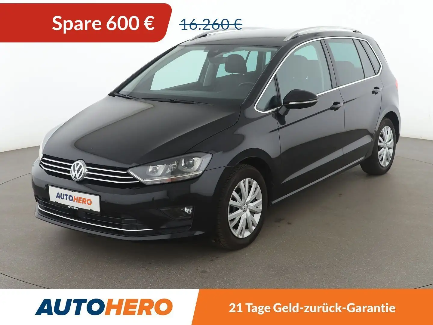 Volkswagen Golf Sportsvan 1.4 TSI Highline BMT Aut.*NAVI*CAM*PDC*SHZ*ACC* Schwarz - 1