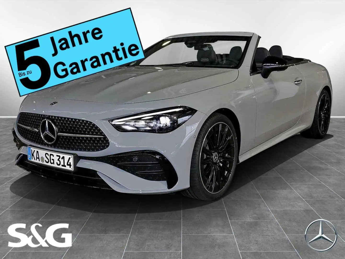 Mercedes-Benz CLE 300 4M Cabrio AMG MBUX+360°+Dig-LED+Distroni Grau - 1