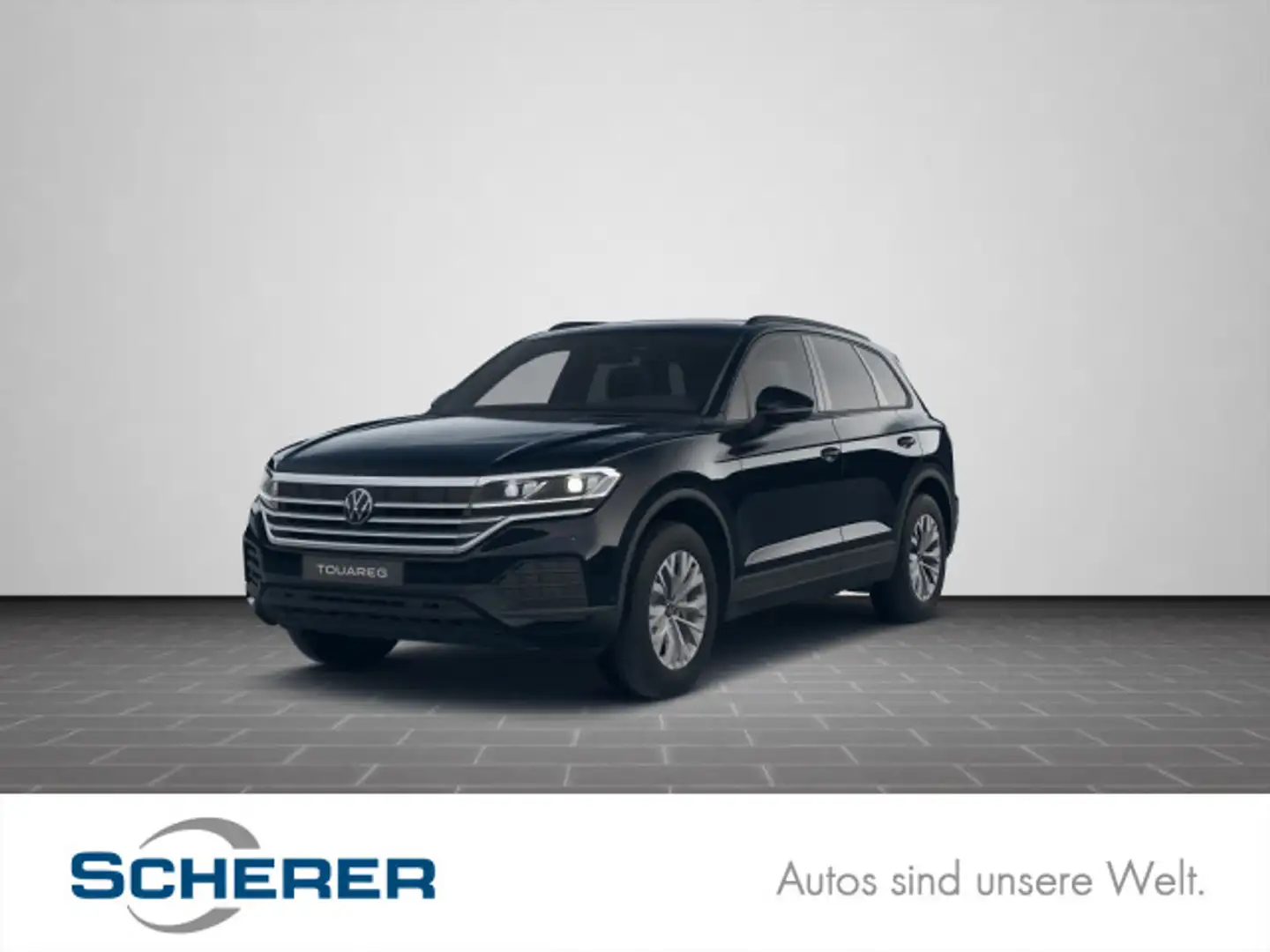 Volkswagen Touareg 3.0 V6 TDI DSG NAVI AHK APP LEDER ACC Schwarz - 1