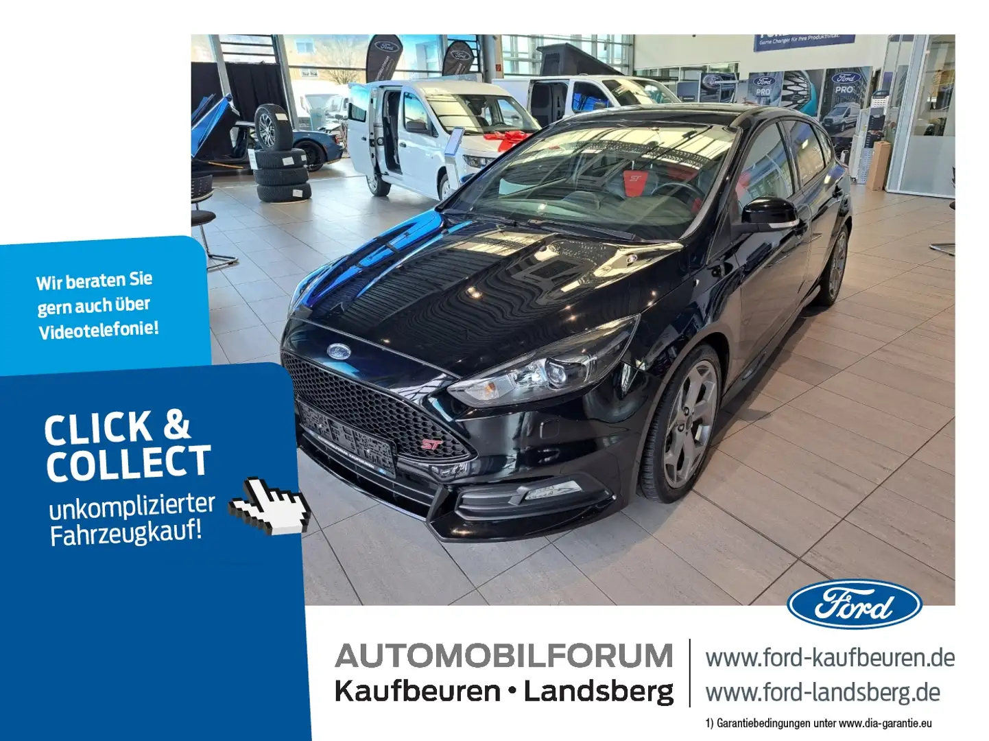 Ford Focus ST 2.0 EcoBoost Navi SHZ Winterp. Klima Noir - 1