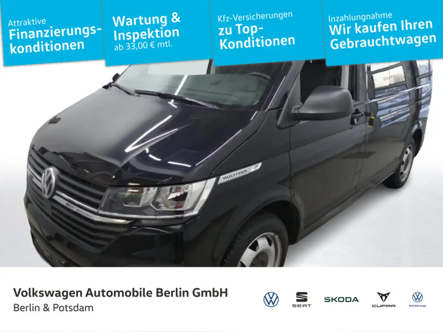 Volkswagen T6.1 Multivan T6.1 2.0 TDI DSG Multivan Trendlin Schwarz - 1