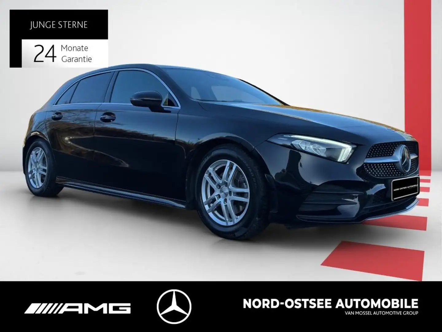 Mercedes-Benz A 200 d AMG NAVI KAMERA LED SITZHEIZUNG AMBIENTE Schwarz - 2