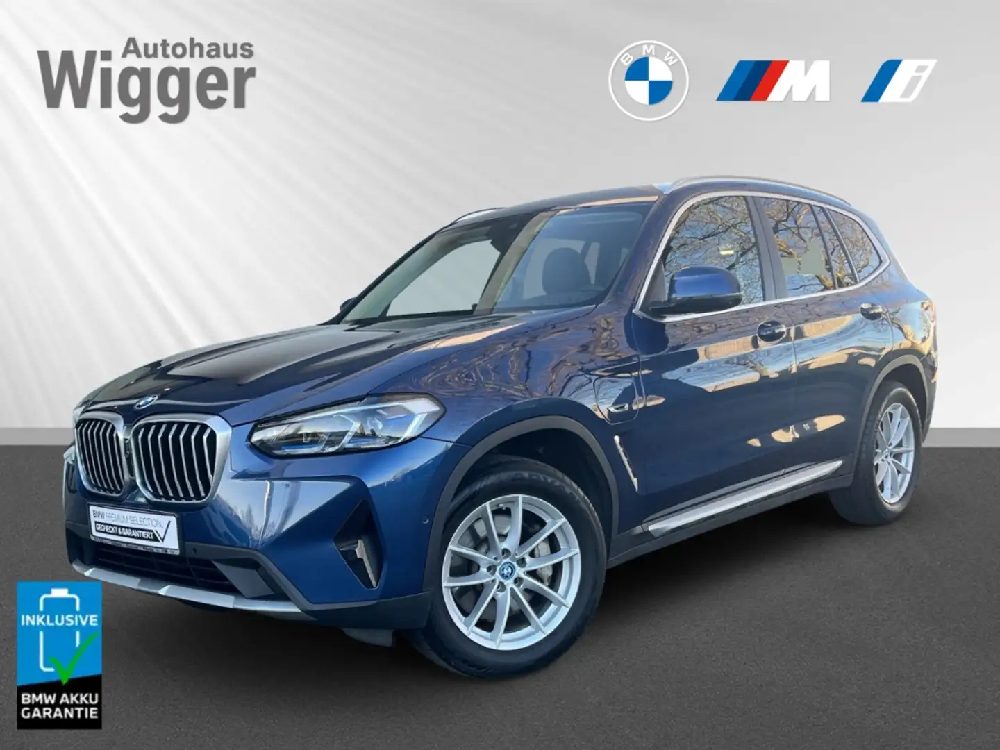 BMW X3 xDrive30e/HUD/AHK/Navigation/Leder/HiFi Blau - 1
