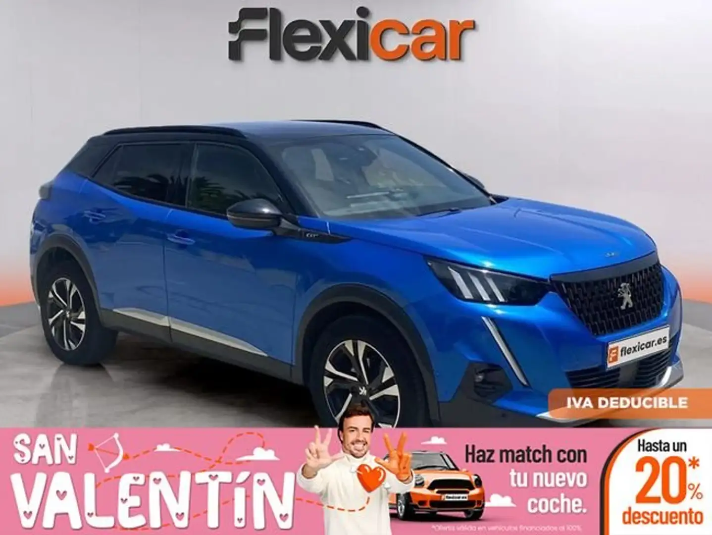 Peugeot 2008 1.2 PureTech S&S GT EAT8 130 Bleu - 1