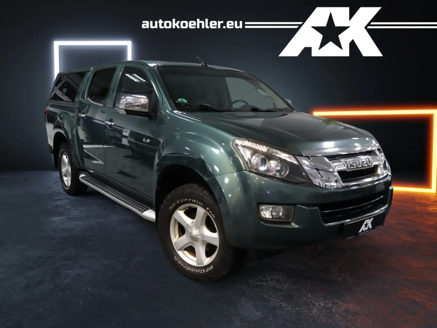 Isuzu D-Max 2.5 Double Cab LS 4WD NAVI Hardtop Leder Standheizung Grün - 1
