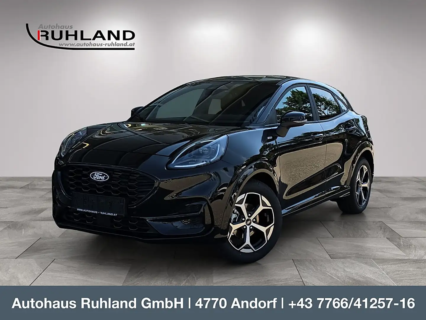 Ford Puma 1,0 EcoBoost Hybrid ST-Line *Winterkompletträde... Schwarz - 1
