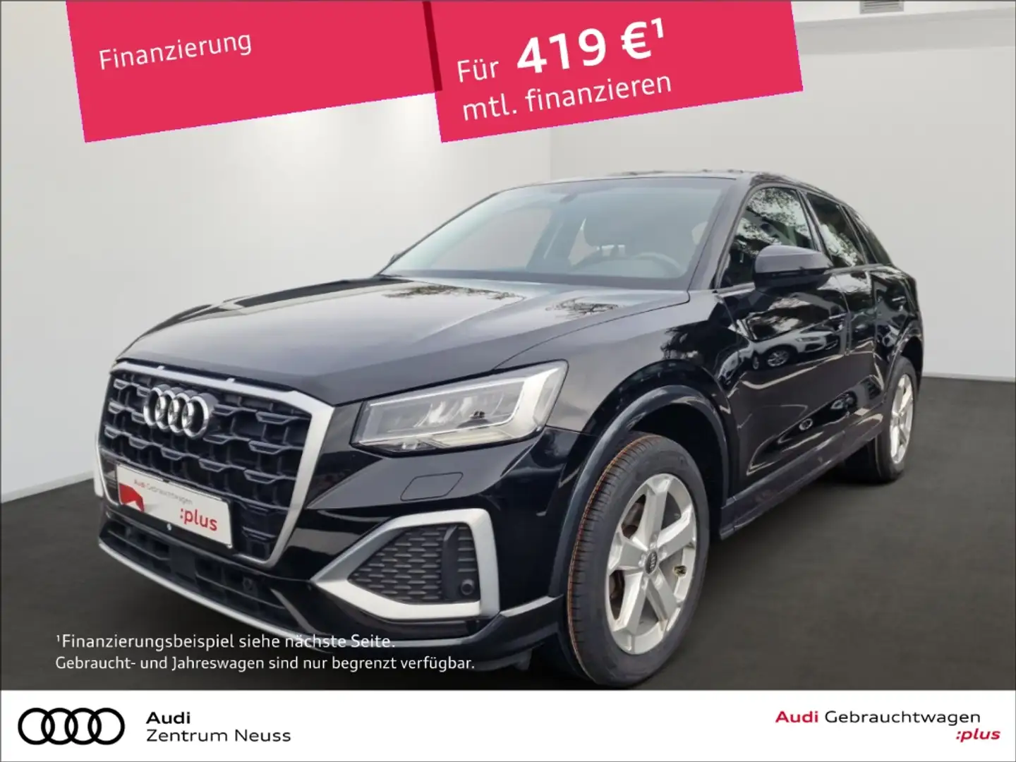 Audi Q2 advanced 35 TFSI S tronic ACC KAMERA CARPLAY Schwarz - 1