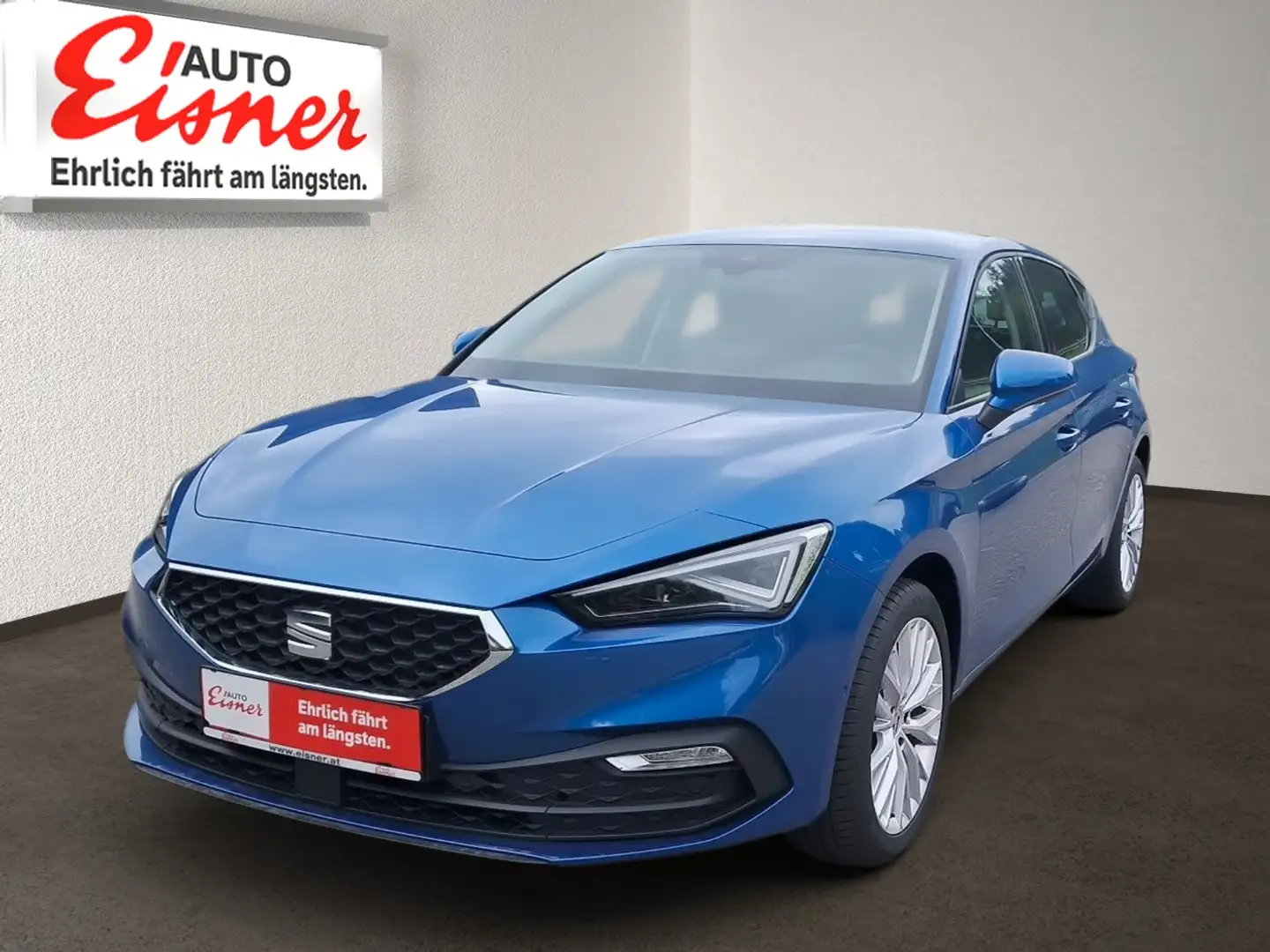 SEAT Leon Style 2,0 TDI 115PS ABS ESP Blauw - 2