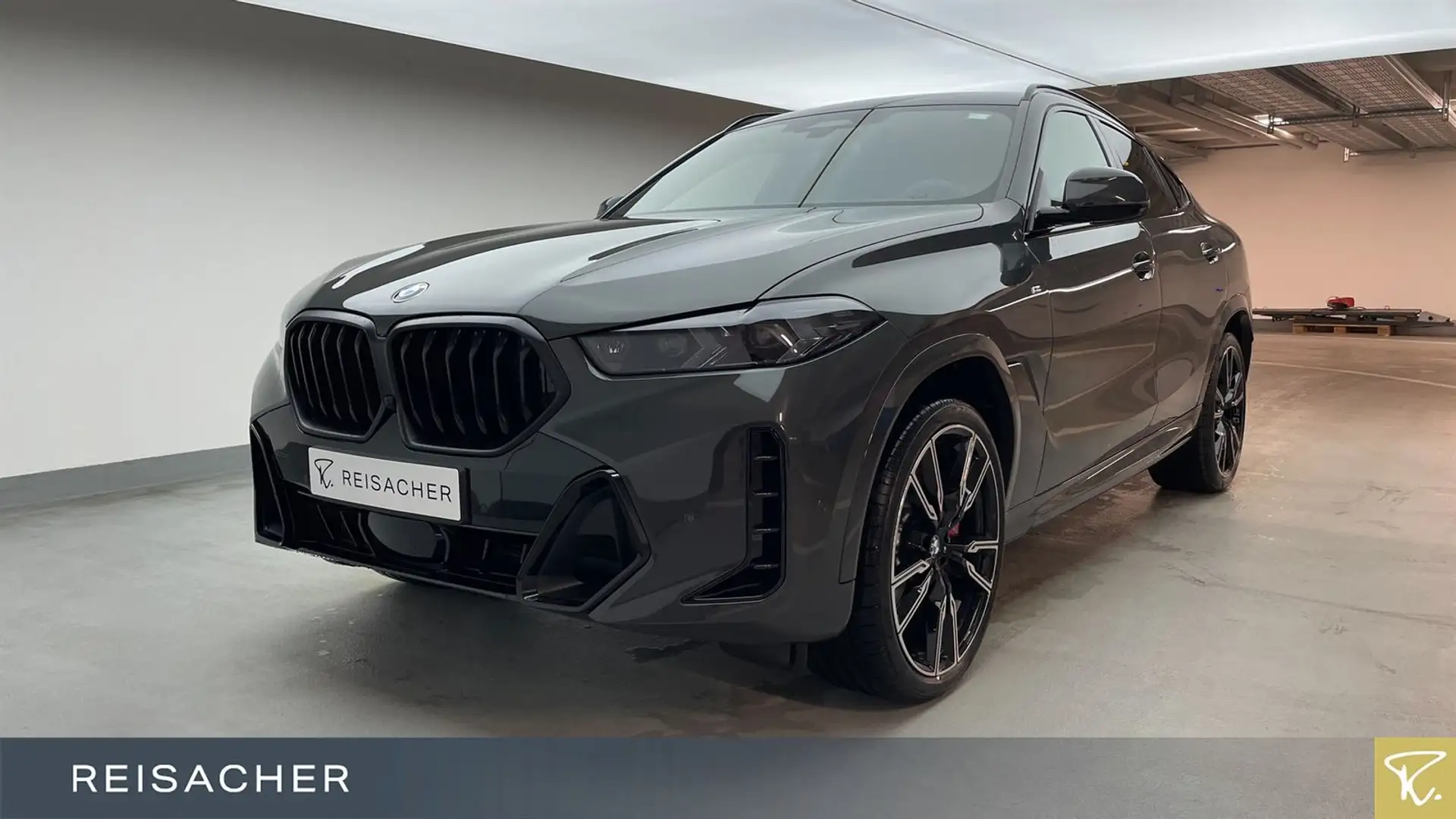 BMW X6 xDrive40d A M-Sport PRO,AHK,el.Sitz+Mem,DAPro siva - 1