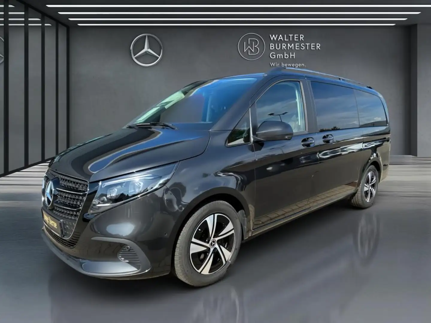 Mercedes-Benz V 250 d STYLE Lang +MBUX+AHK+360°+AUT+DAB+Distr Grijs - 2