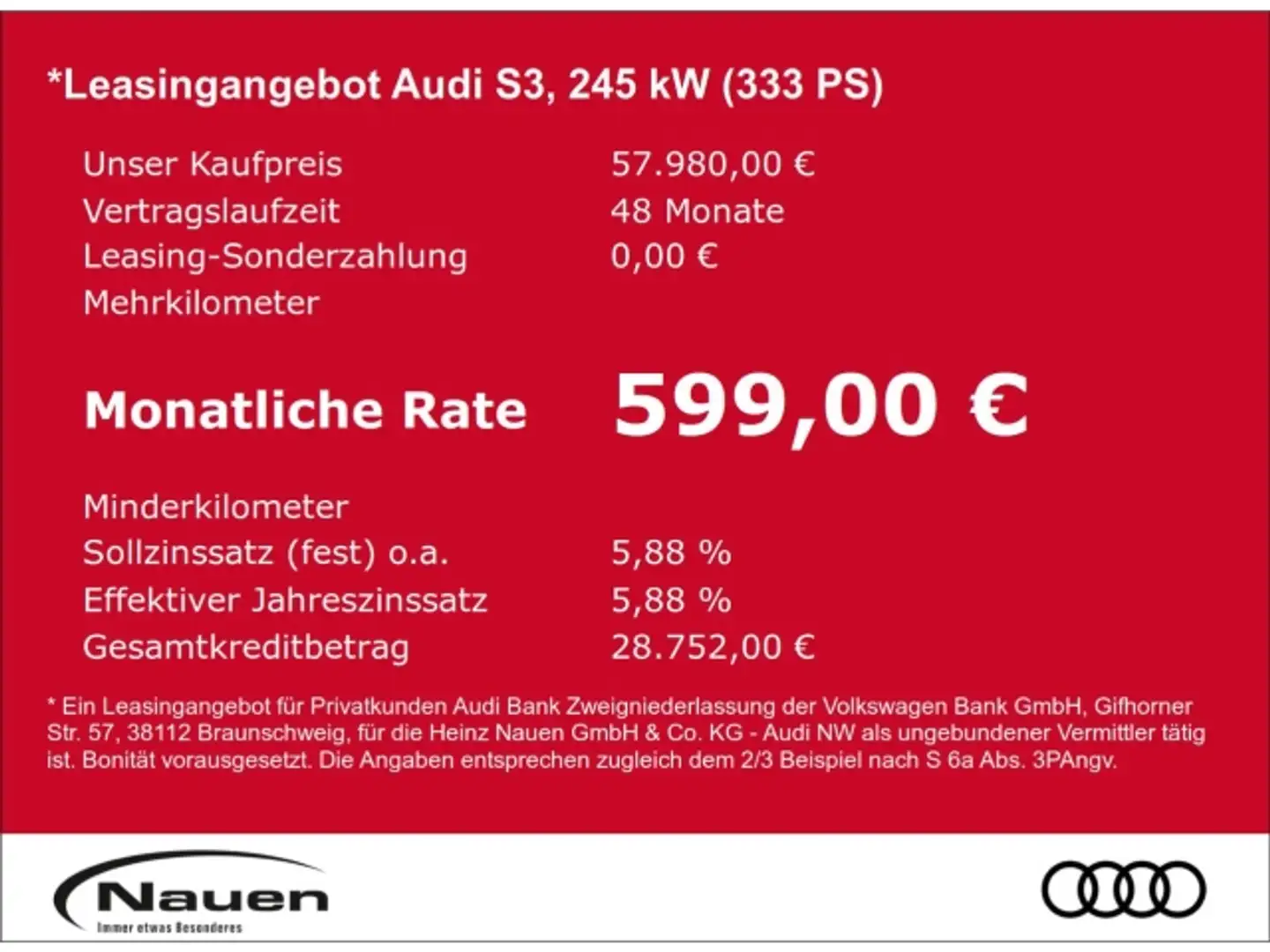 Audi S3 Sportback *Matrix | Carbon* Weiß - 2