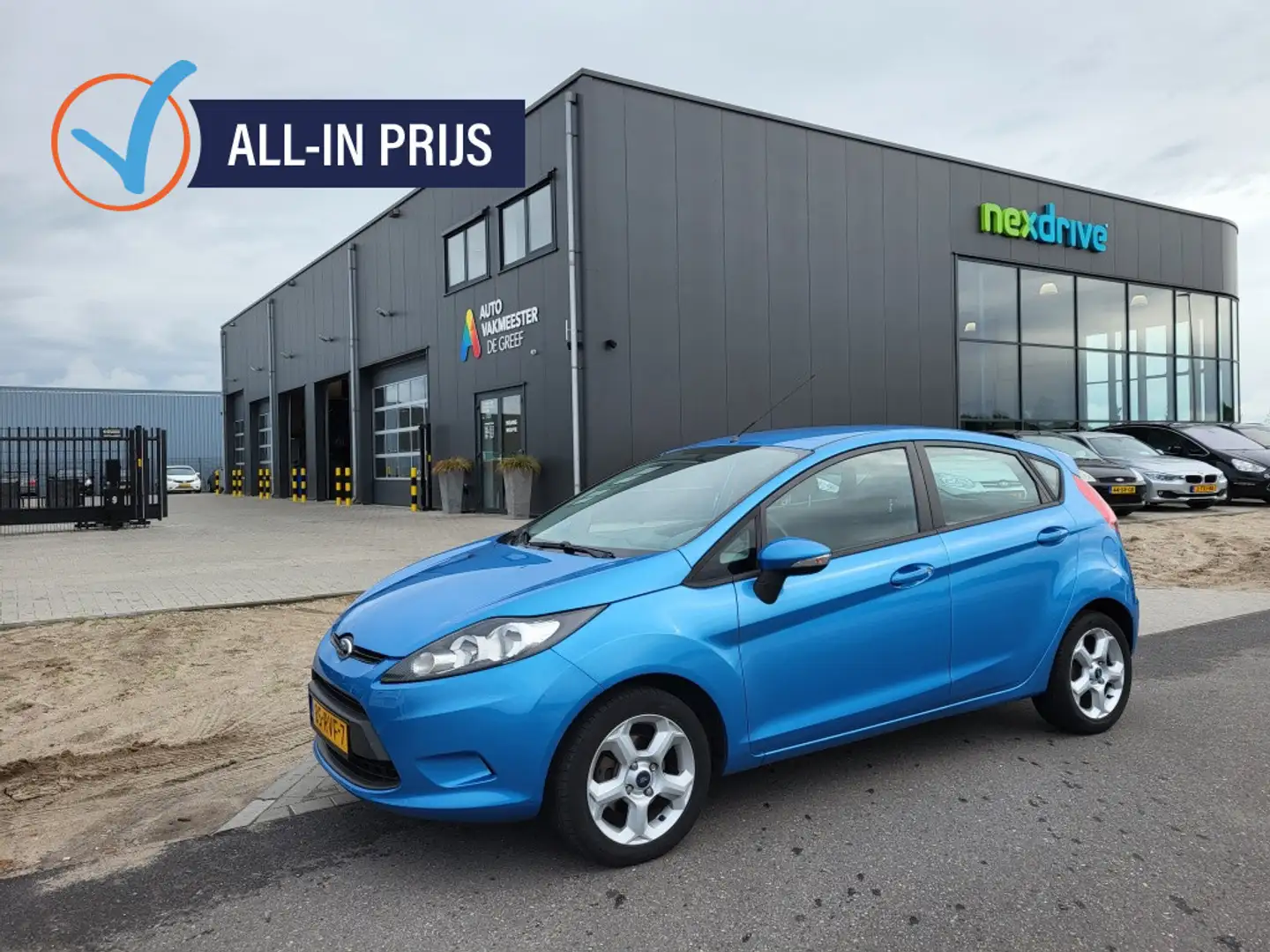 Ford Fiesta 1.25i 16V 60 pk Limited Airco Blau - 1