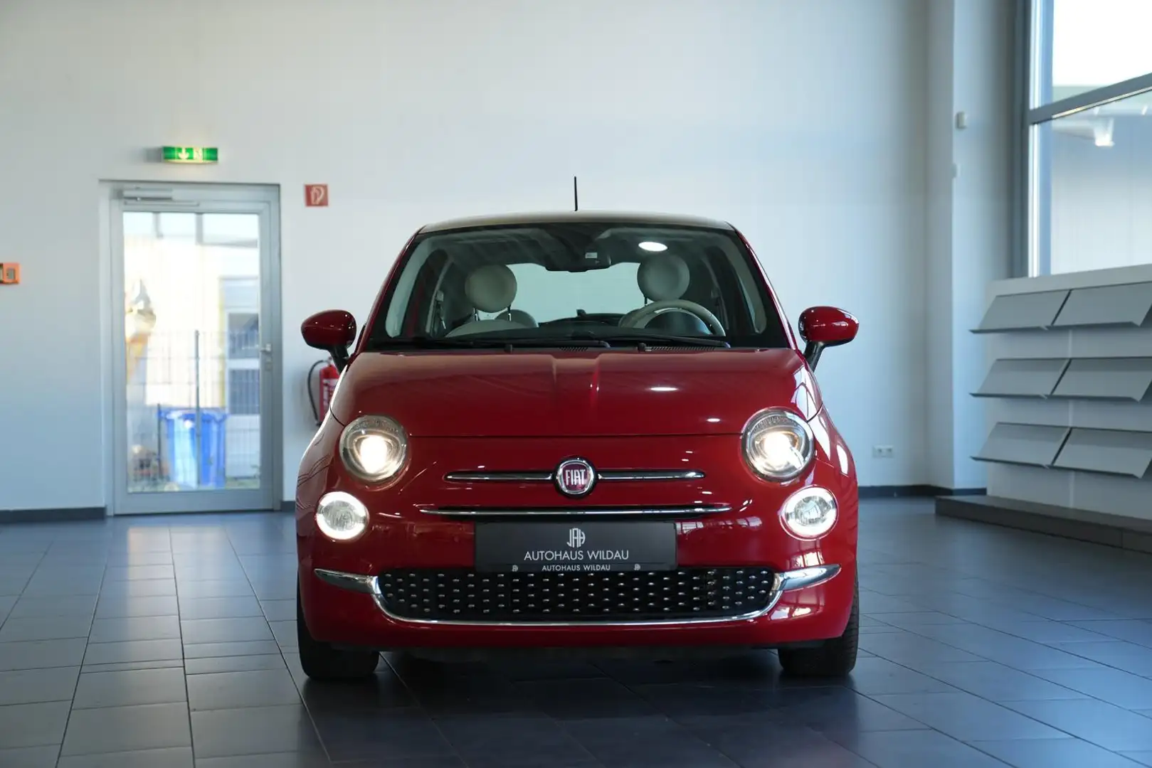 Fiat 500 Lounge *AUTOMATIK*PANO*KLIMAAUTO*LED*TEMP* Rouge - 2