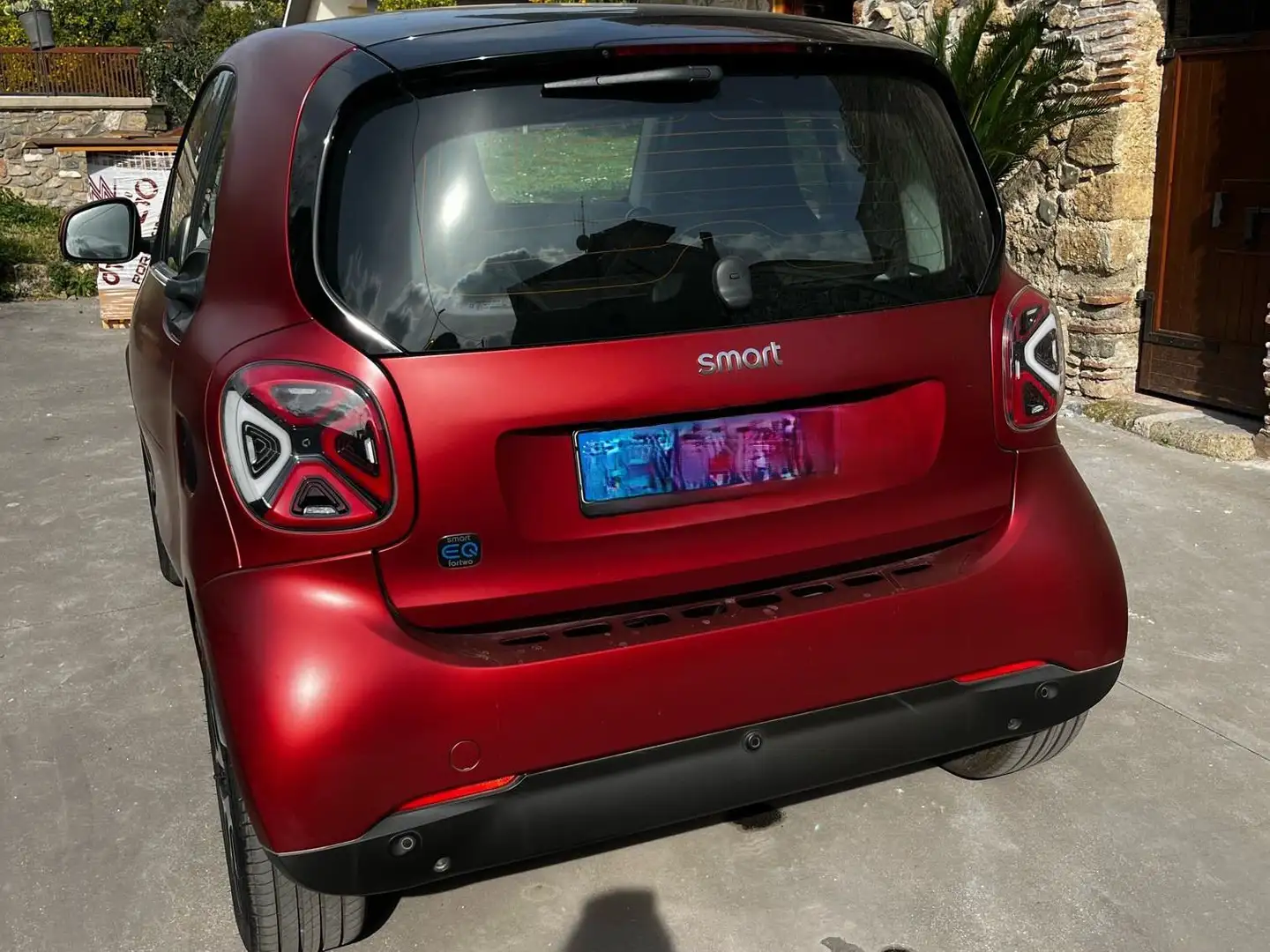smart forTwo Fortwo III 2020 eq racingrey 22kW Rosso - 2