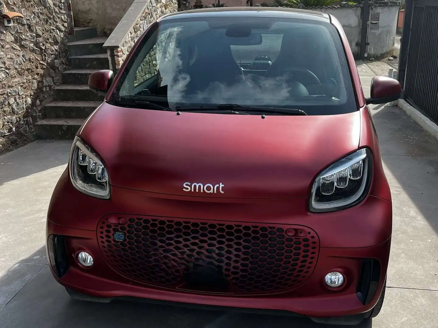 smart forTwo Fortwo III 2020 eq racingrey 22kW Rosso - 1