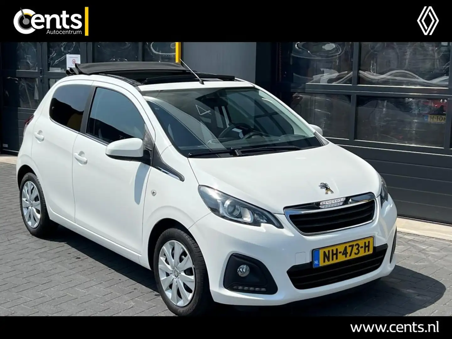 Peugeot 108 1.0 e-VTi Active Top Cabrio Dak 75.000 km Blanco - 1