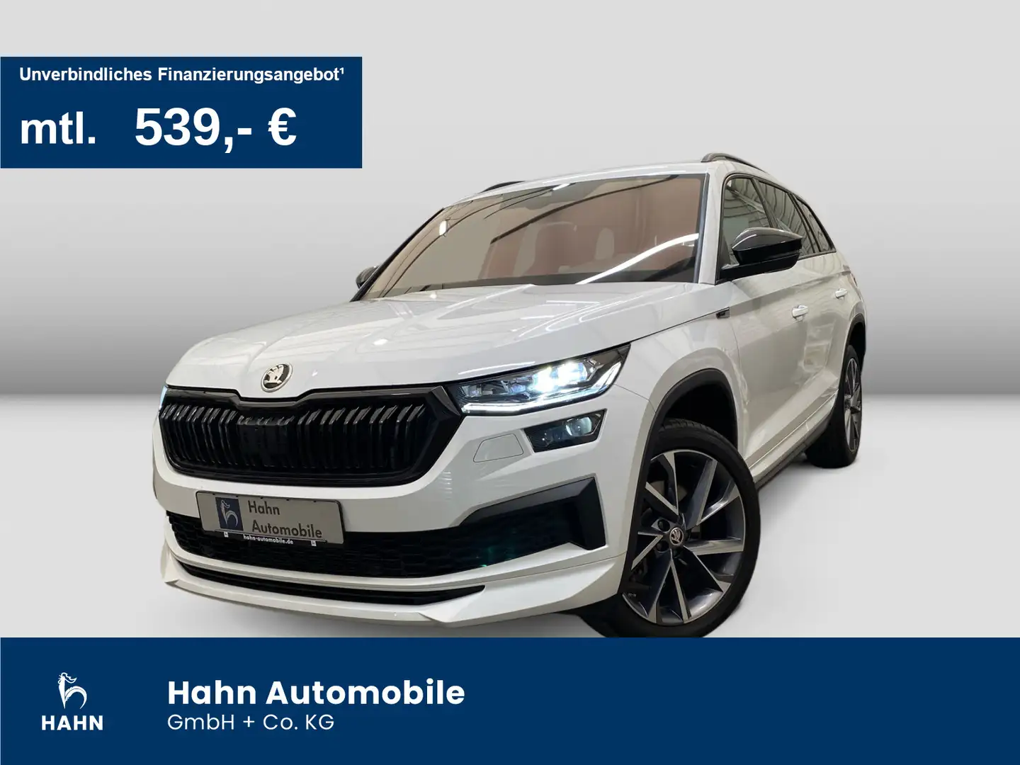Skoda Kodiaq 2.0 TDI 4x4 DSG Sportline PanoDach Navi Weiß - 1
