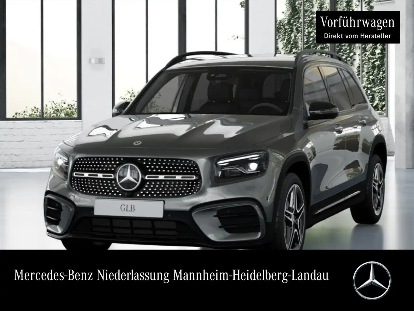Mercedes-Benz GLB 200 AMG+NIGHT+360°+AHK+MULTIBEAM+19"+TOTW+7G Grau - 1