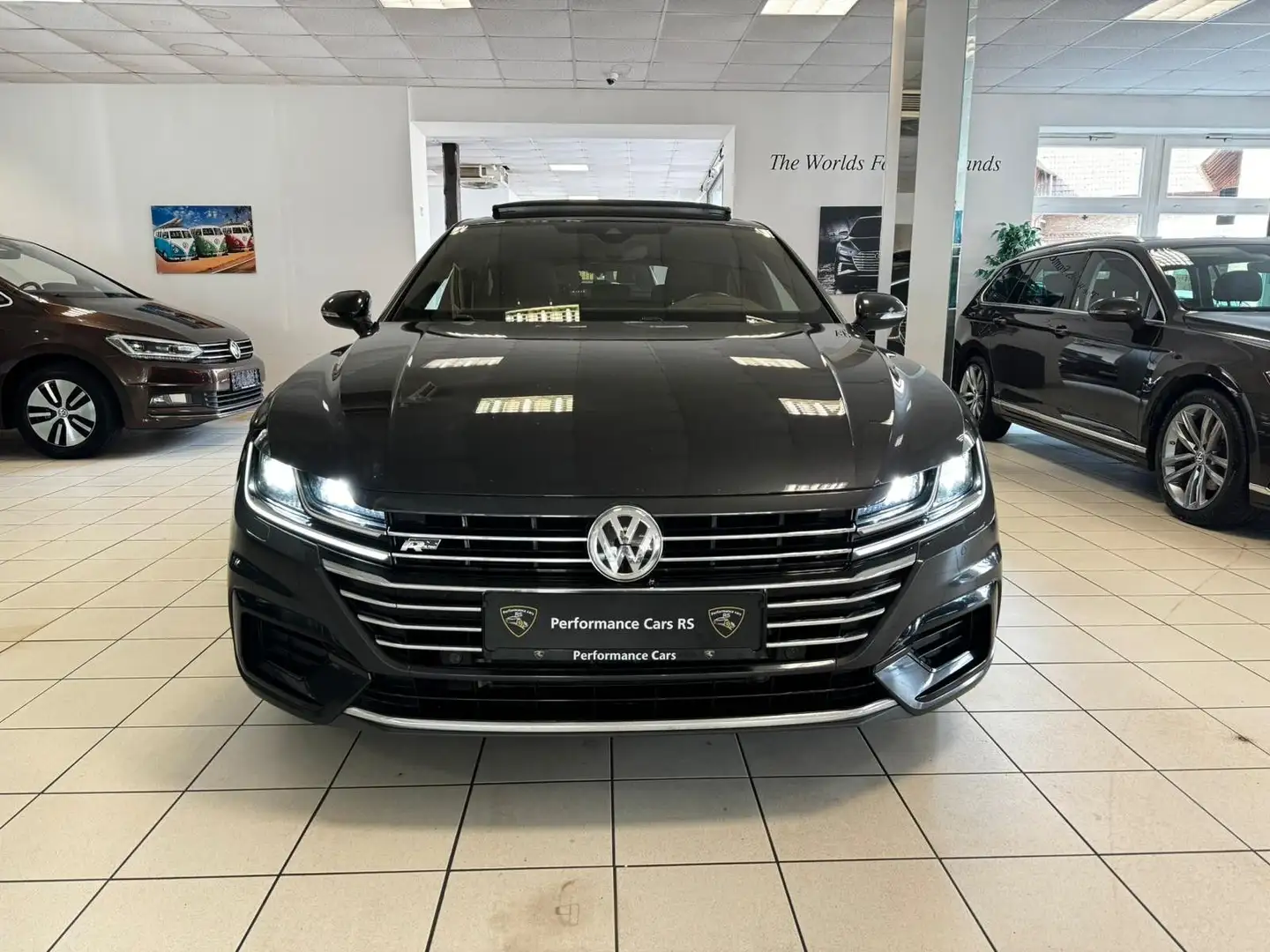 Volkswagen Arteon R-Line 4Motion Pano/LED/AHK/ACC Gris - 2