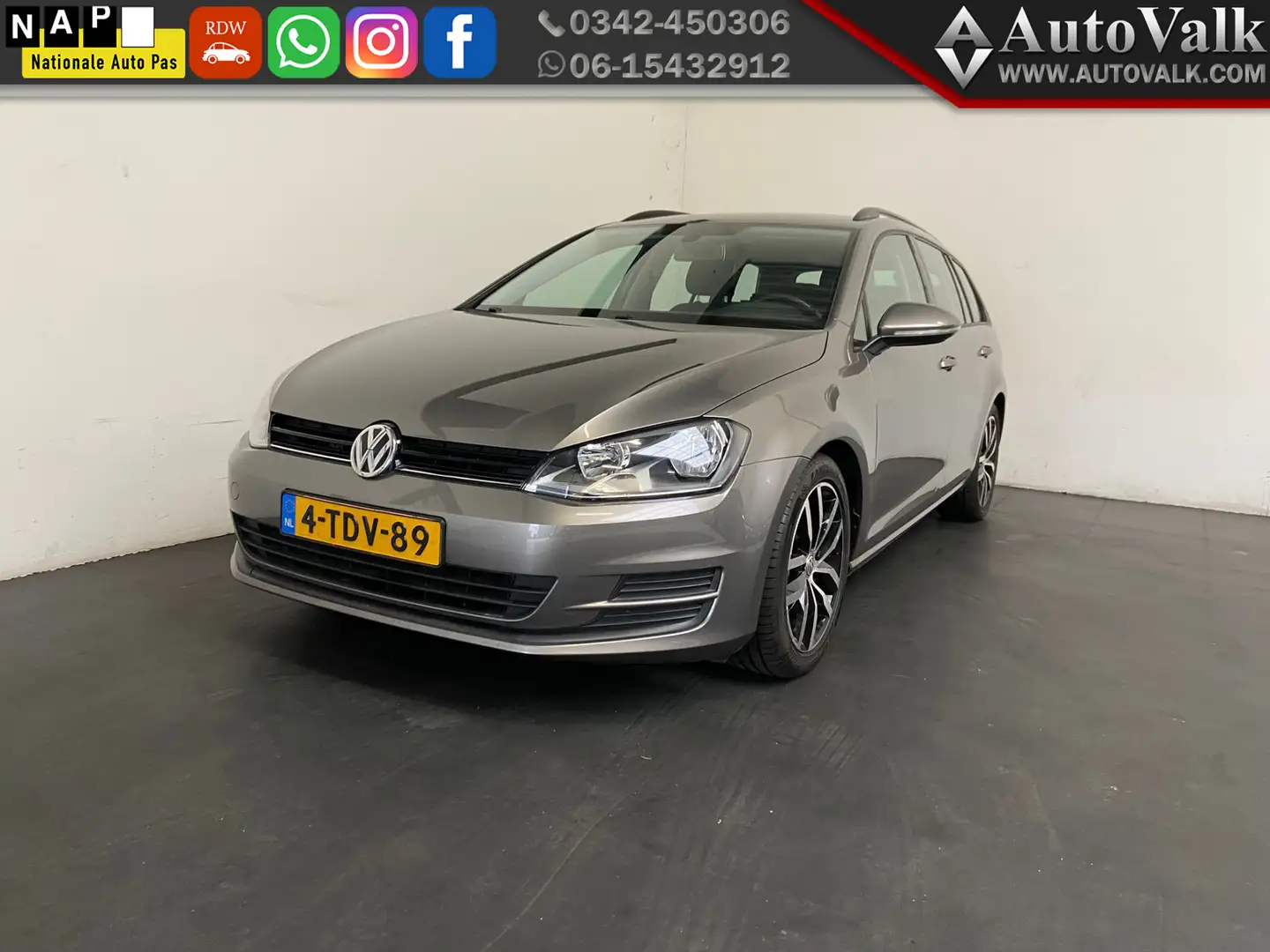 Volkswagen Golf Variant 1.6 TDI Comfortline Grey - 1