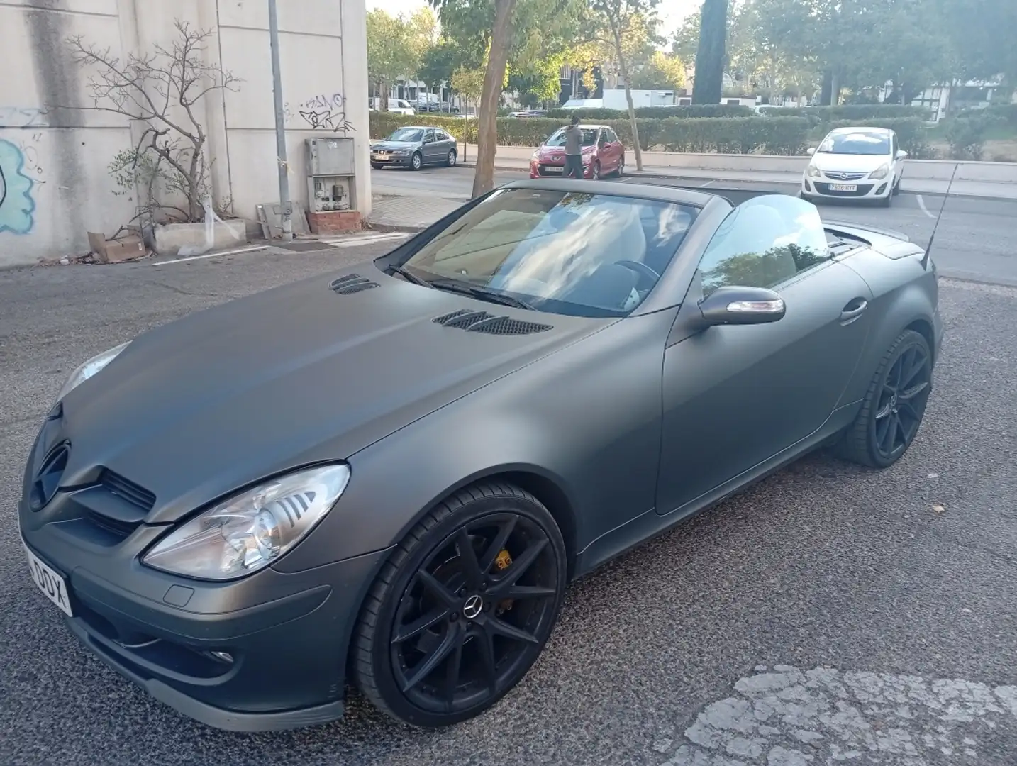 Mercedes-Benz SLK 350 7G-Tronic Gris - 1