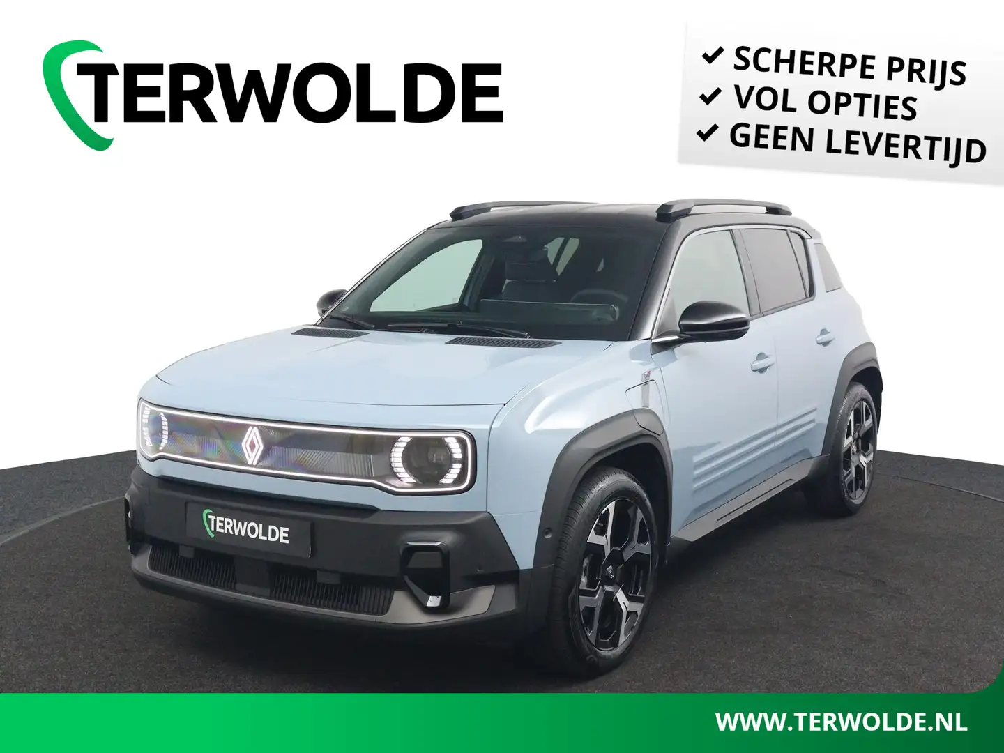 Renault R 4 techno 150 pk comfort range | Elektrische achterkl Blauw - 1