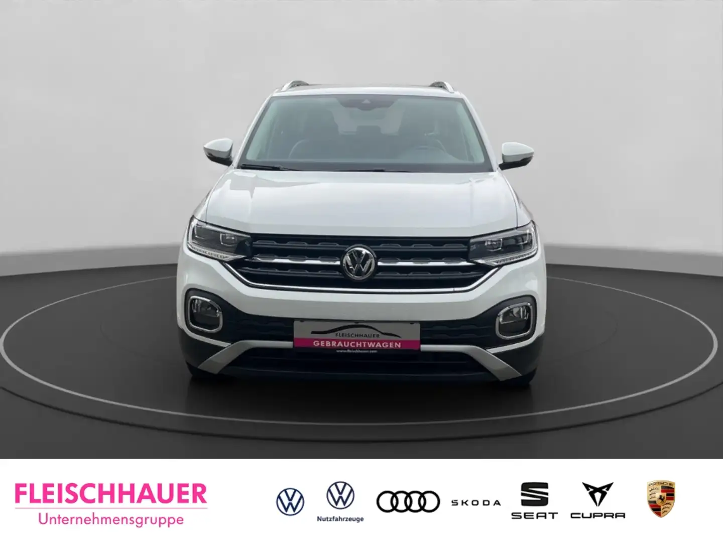 Volkswagen T-Cross 1.0 TSI Style DSG AHK Bluetooth CD-Player Weiß - 2