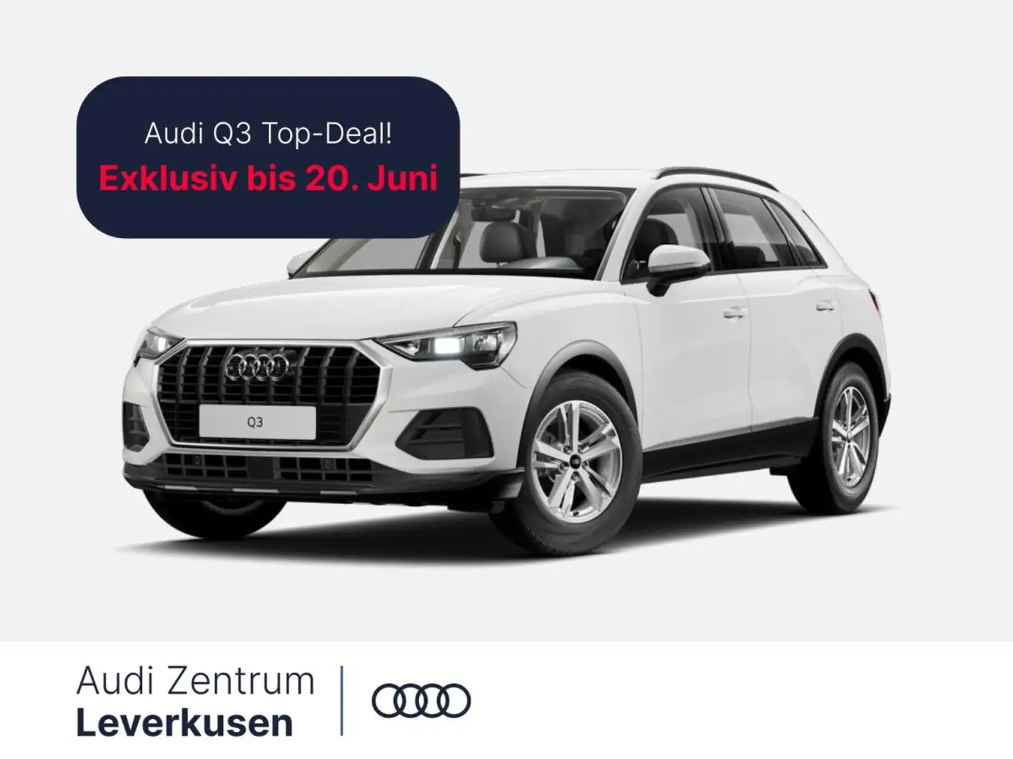 Audi Q3 35 TFSI 110(150) kW(PS) S tronic ab mtl. € 329,-¹ Weiß - 1